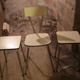 Formica chair and stools