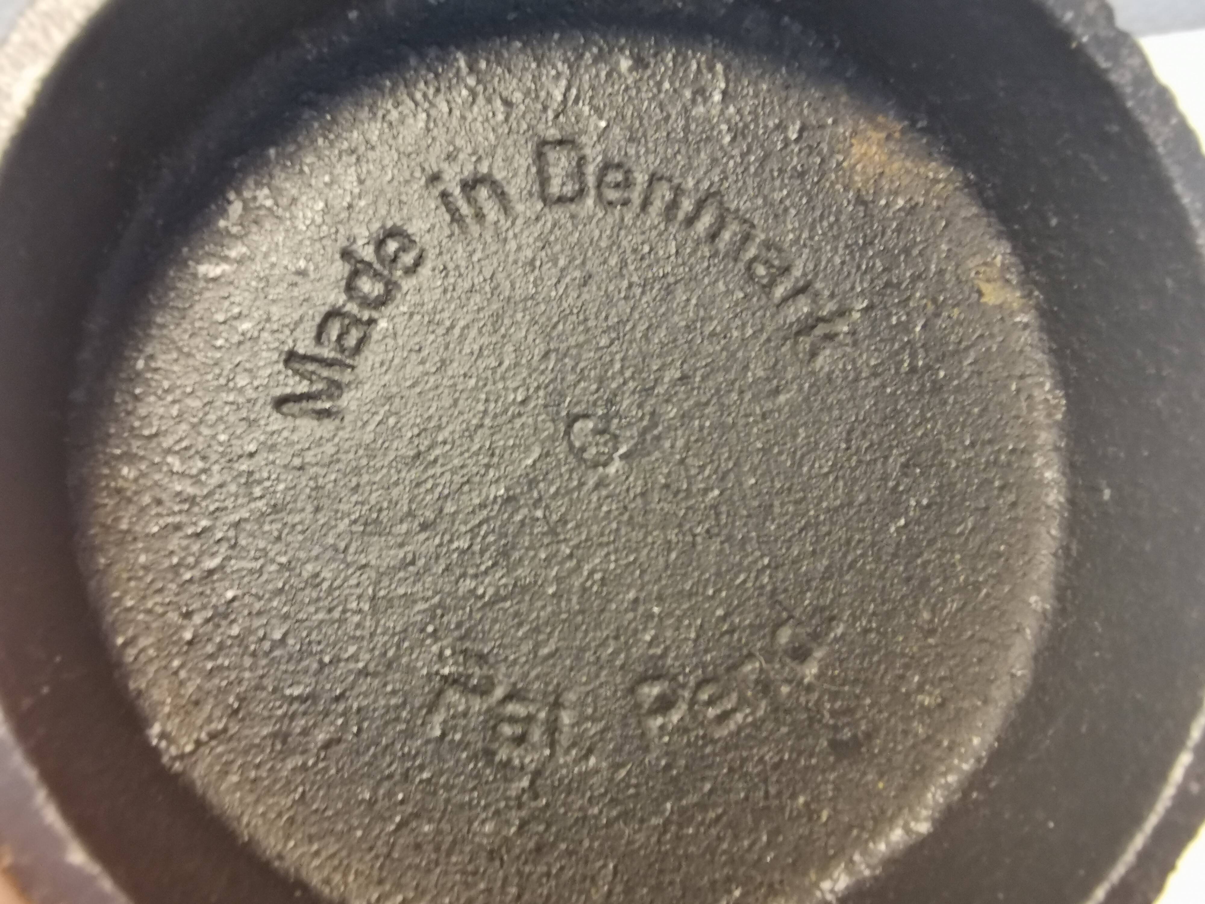 Candleholder made of cast iron, called Summit, Denmark 1970s