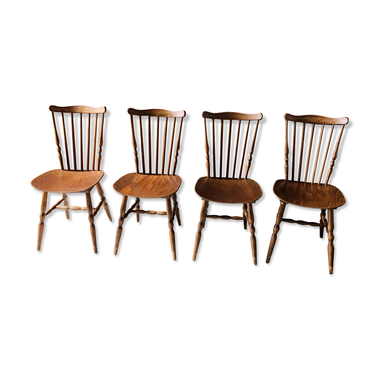 Set of 4 Baumann bistro chairs, Tacoma model