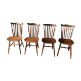 Set of 4 Baumann bistro chairs, Tacoma model