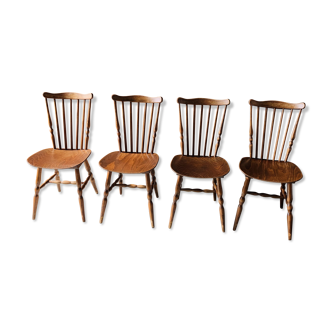 Set of 4 Baumann bistro chairs, Tacoma model