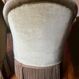 2 fauteuils crapaud verts, années 50