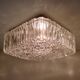 Glass Wall or Ceiling Lamp by Helena Tynell for Glashütte Limburg, 1960s