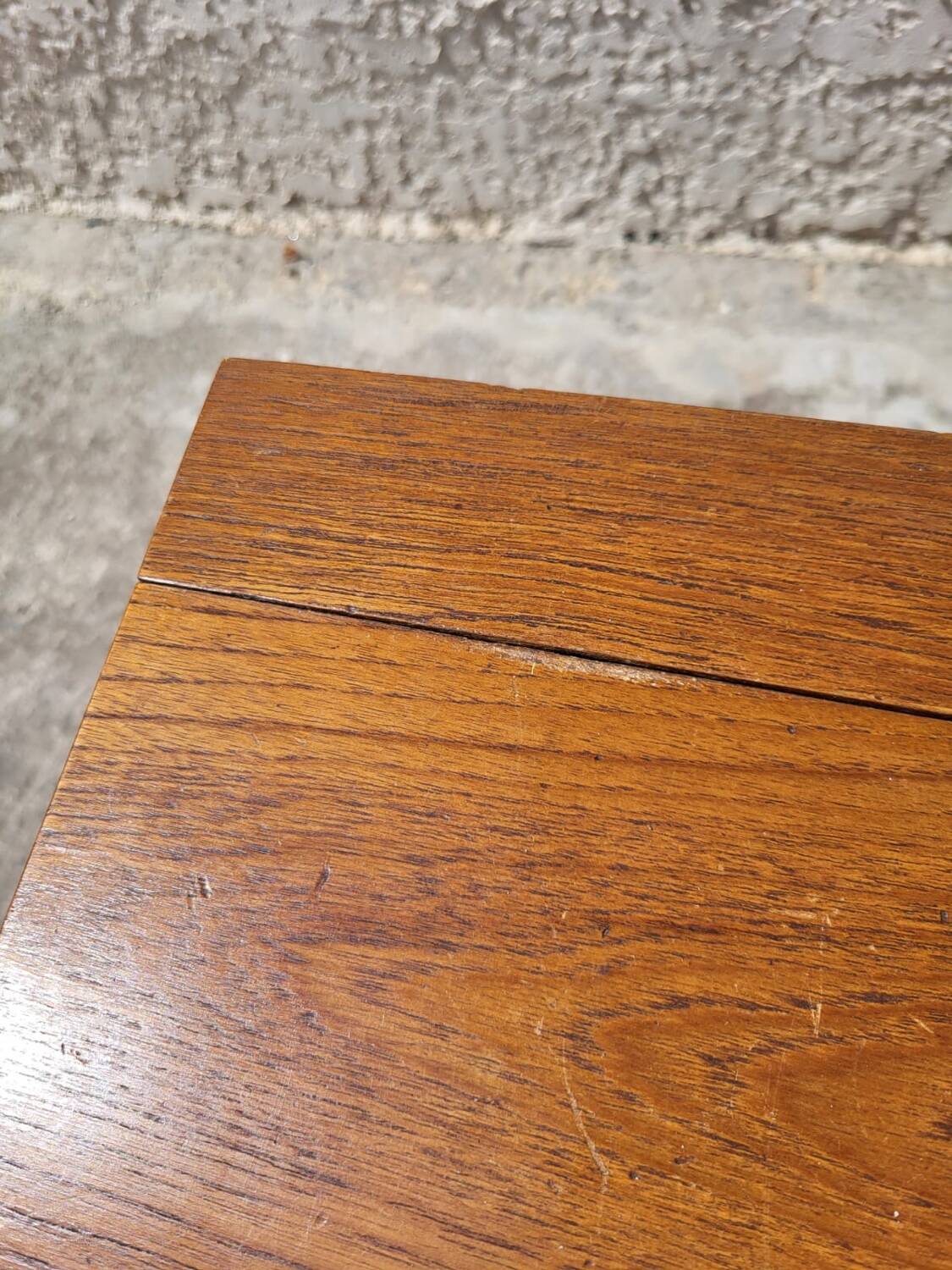 Vintage Scandinavian teak chest of drawers with 3 drawers and a chest