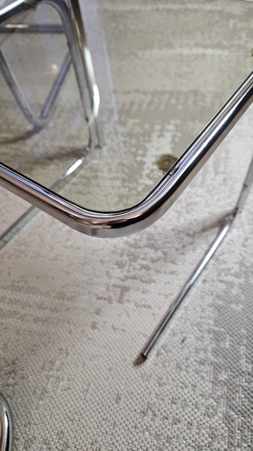Chrome end table