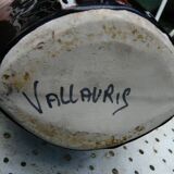 Large Vallauris pitcher in enamelled ceramic from the 60s