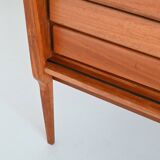 Bosteels Meubelen unique small sideboard in walnut Belgium 1970