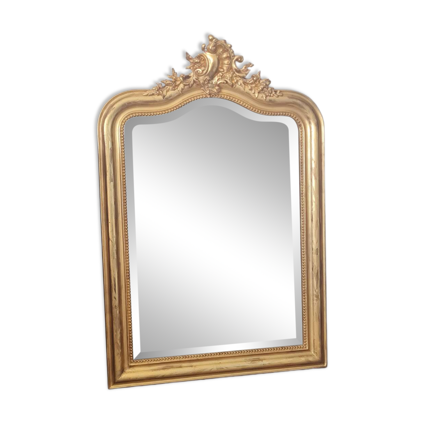 Miroir Louis Philippe avec fronton