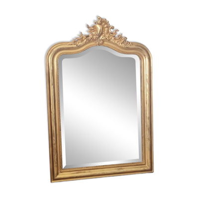 Miroir Louis Philippe avec fronton