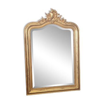 Miroir Louis Philippe avec fronton