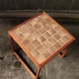 Square danish sidetable in teak by Kai Kristiansen, denmark 70s