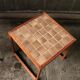 Square danish sidetable in teak by Kai Kristiansen, denmark 70s