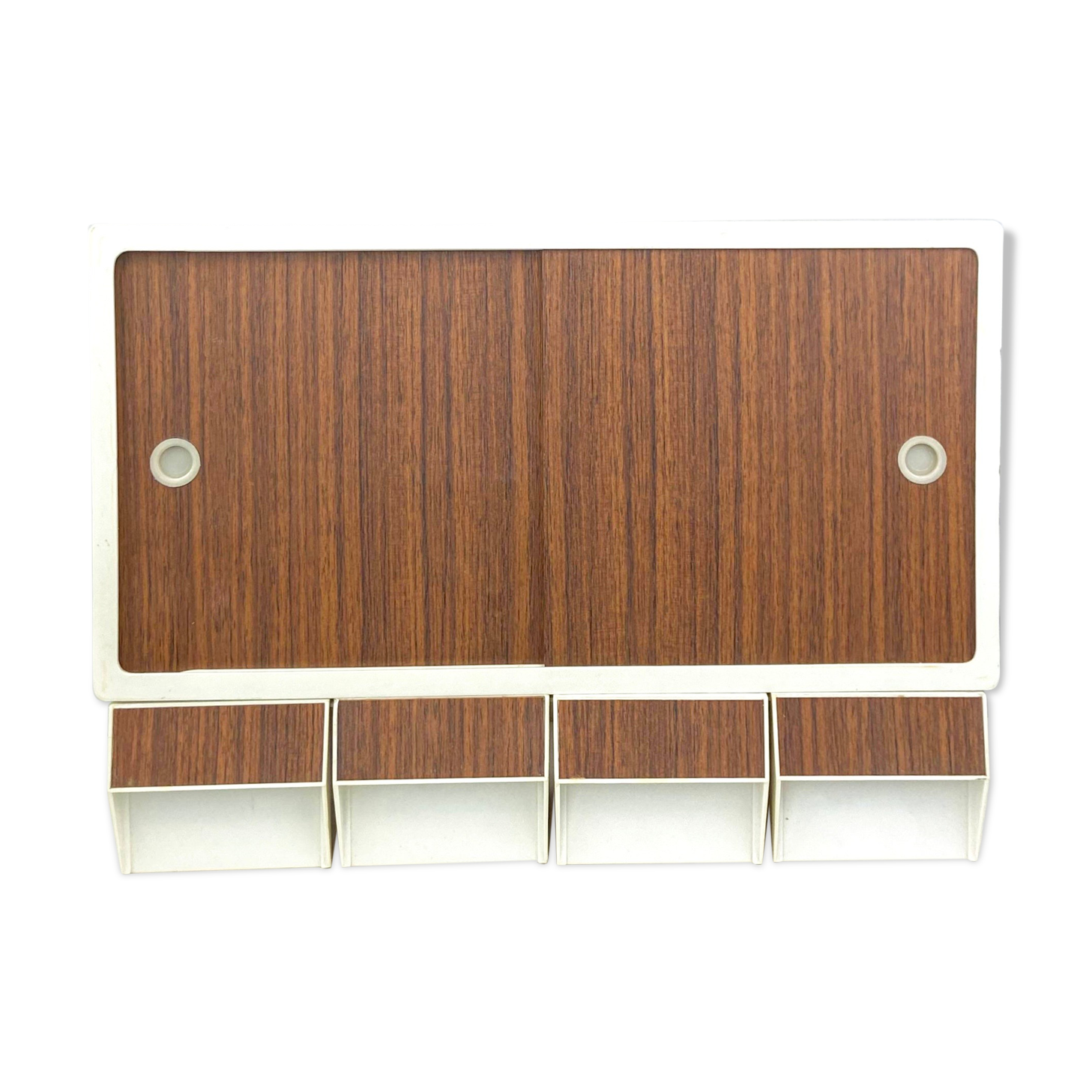 bathroom wardrobe - storage with sliding doors - 4 drawers