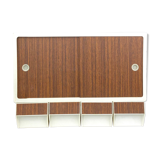 bathroom wardrobe - storage with sliding doors - 4 drawers