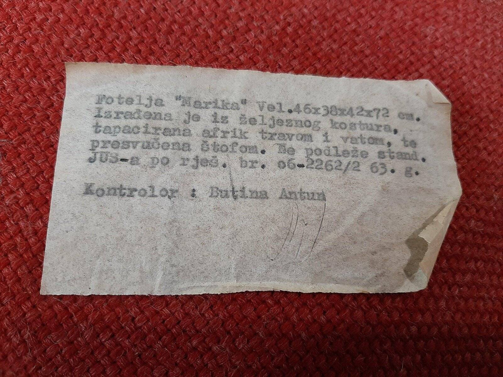 Set of Italian mid-century cocktail chairs, 1963.