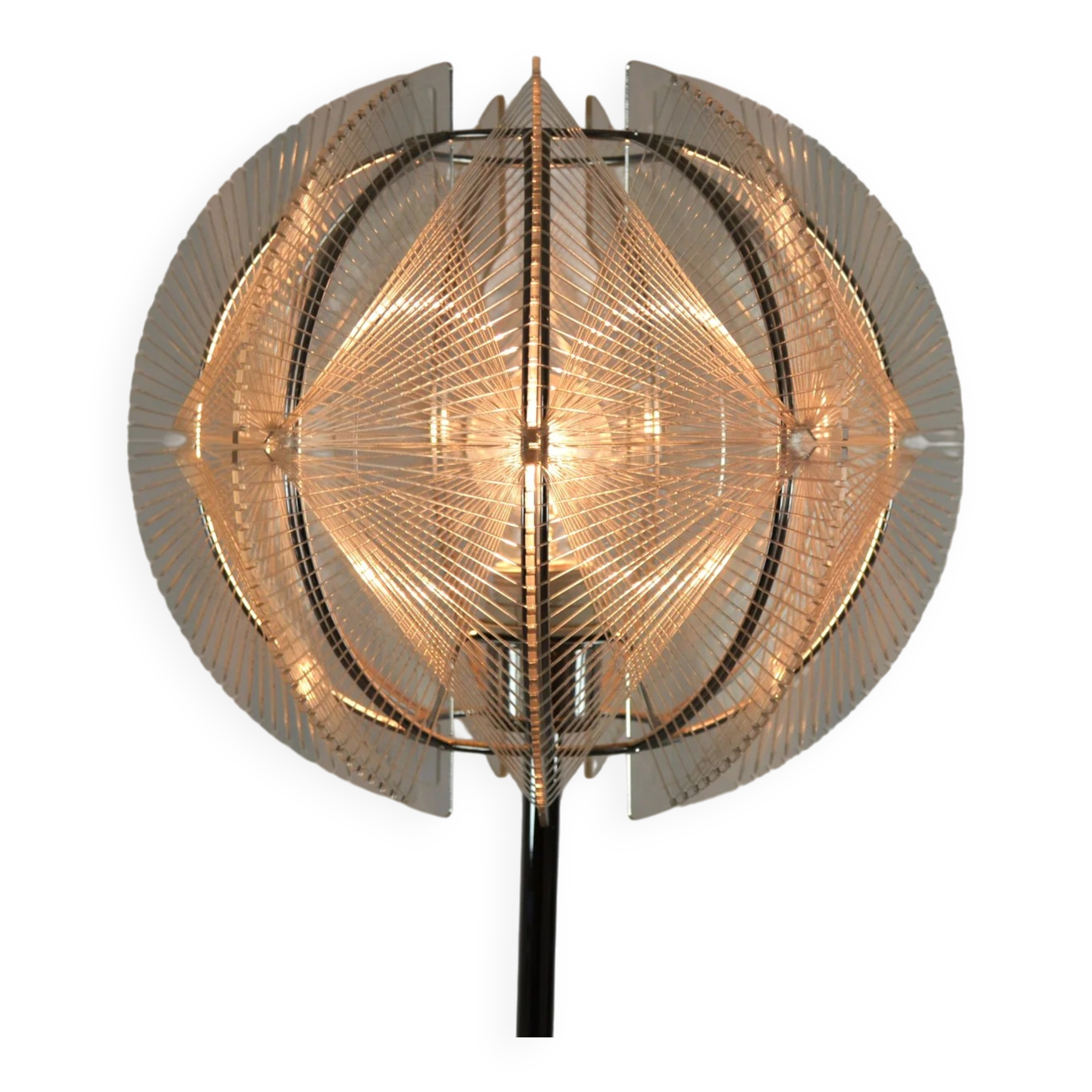 Neo floorlamp by Cottex, Sweden – plexiglas and nylon wire, 1990’s
