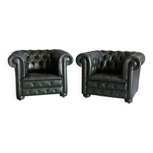 Titre paire de fauteuils - vert