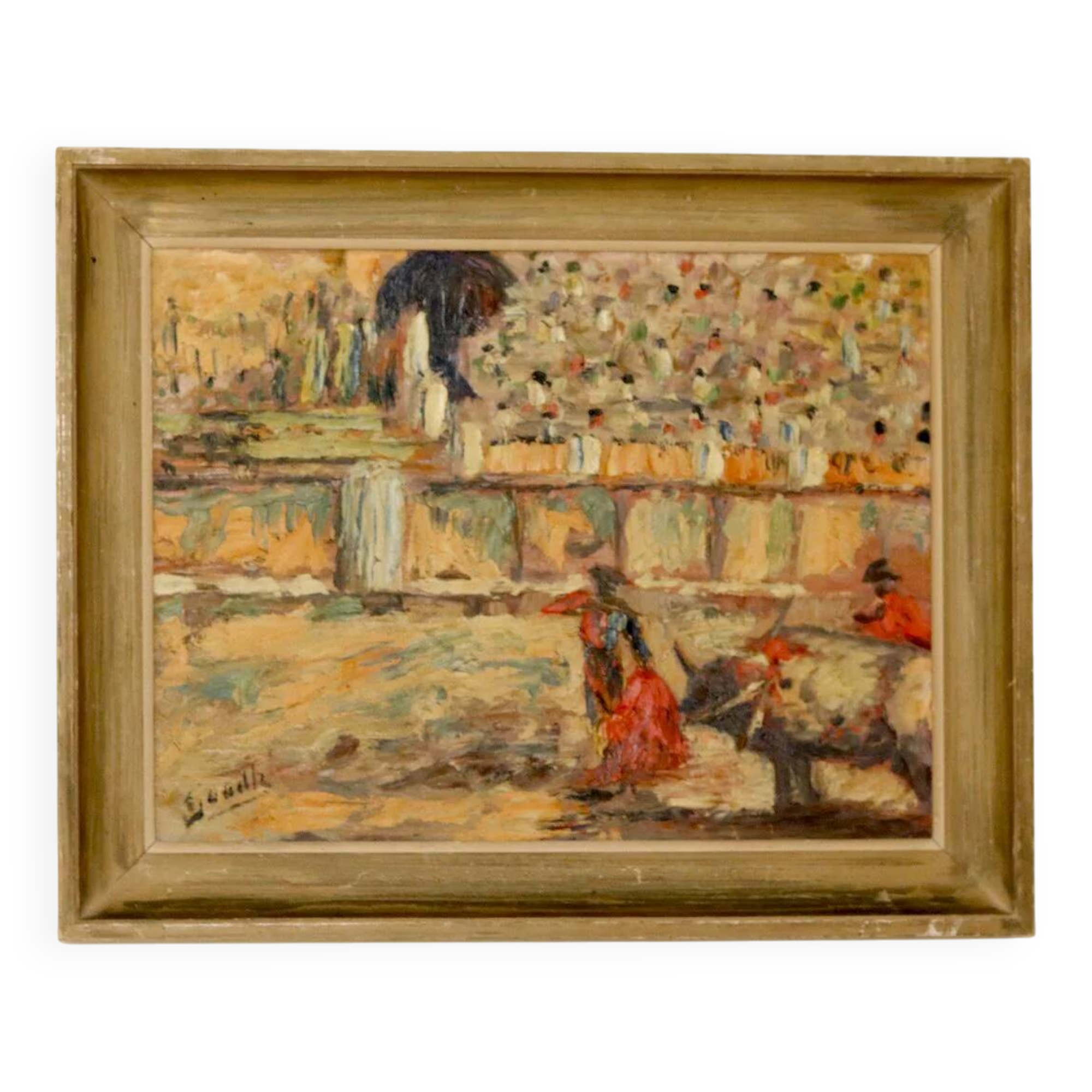 Oil painting on Swedish panel "Matador"