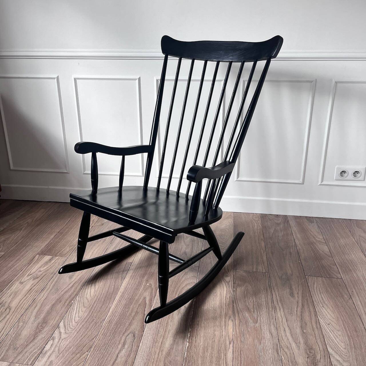 Rocking chair noir
