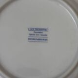 Lot de 3 assiettes à dessert Guy Degrenne Paréo bleu