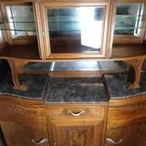 Buffet deux corps art nouveau