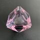 Cendrier en cristal rose