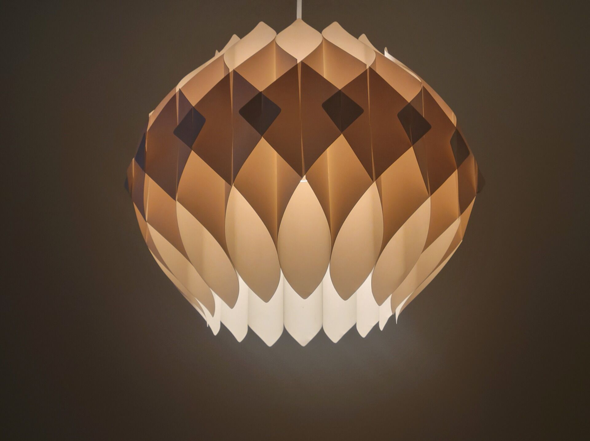 Hoyrup Butterfly pendant lamp by Lars Schiøler, Denmark, 1970s
