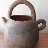 Ceramic pitcher signed Campo Piano d'Orezza