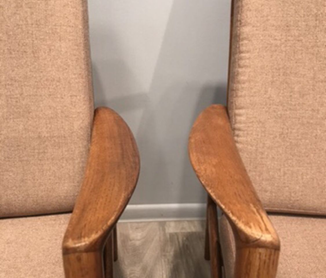 Pair of Stefan type 300 139 armchairs, Swarzędz  factory, 1960s