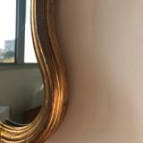 Gilded mirror louis XV H style:82cm