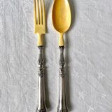 19th century salad servers