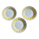 Set of 3 dessert plates "Lys" – Digoin Sarreguemines