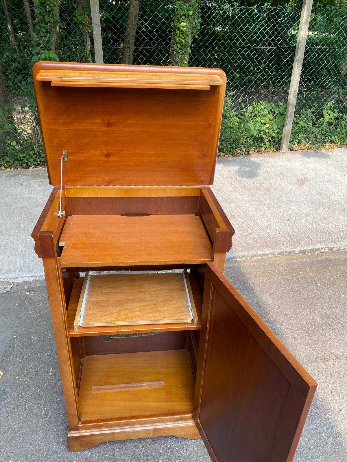 Louis Philippe solid wood Hi-Fi furniture - bar cabinet
