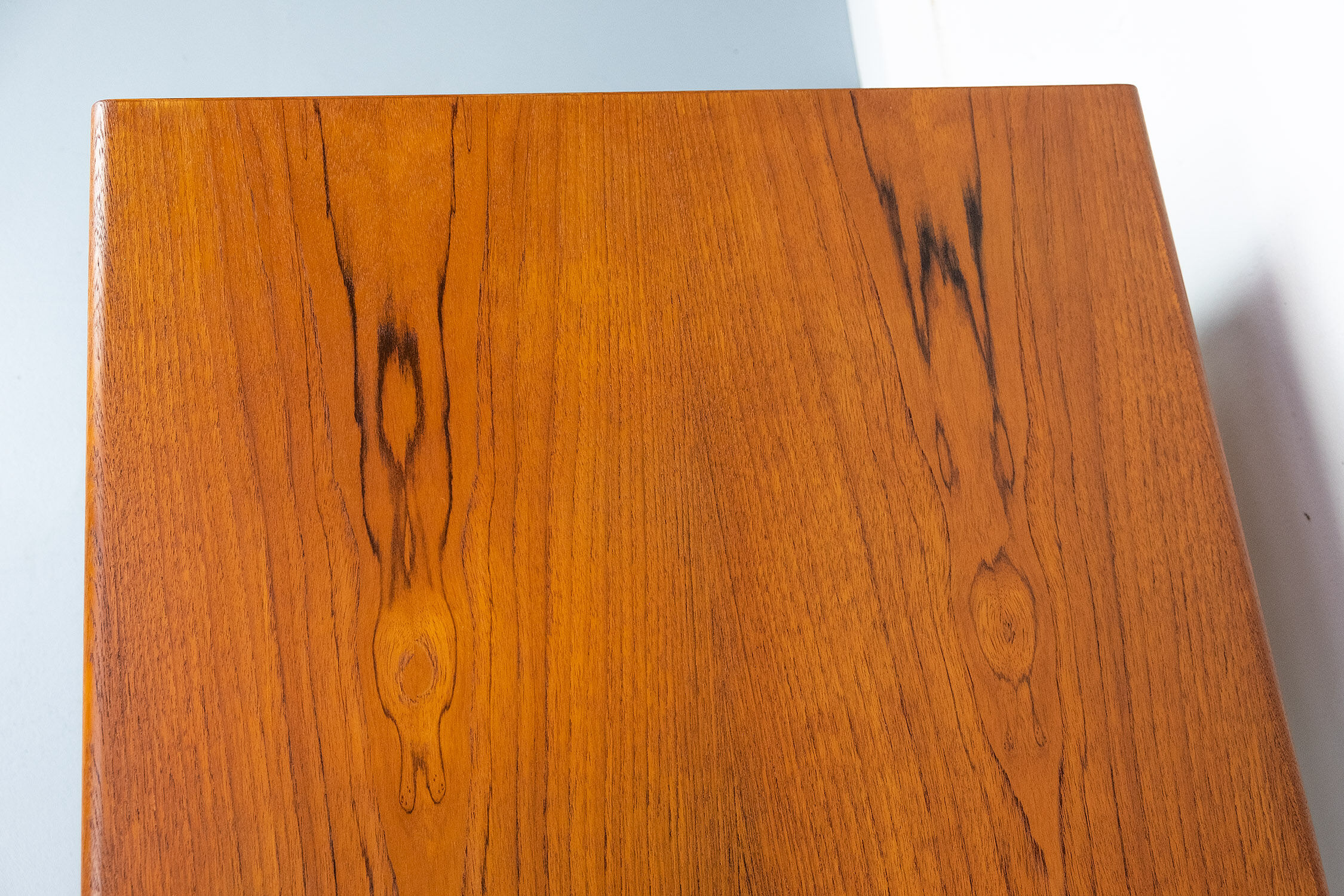 Teak Desk with movable table top by Løvig, 1960s