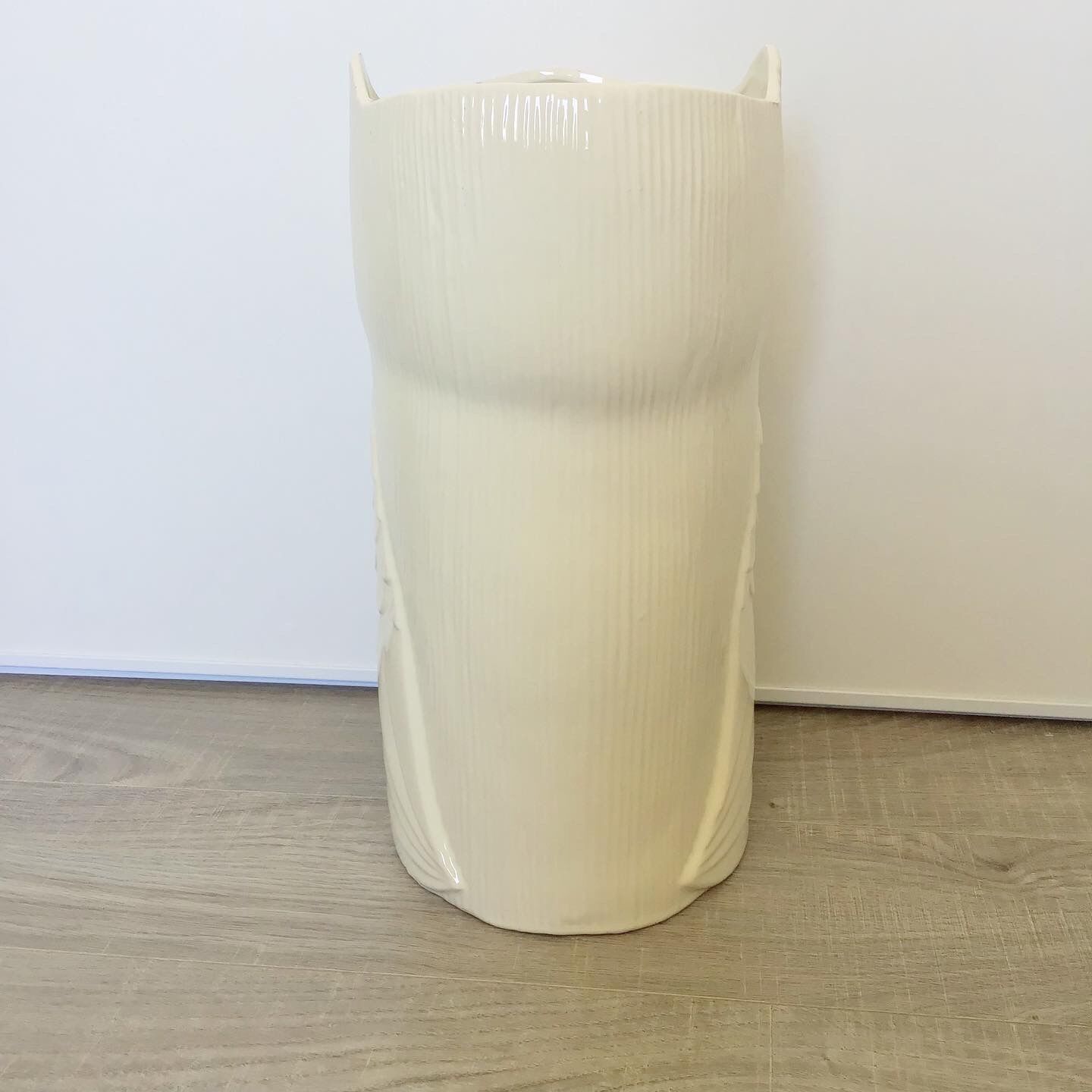 Vintage ceramic owl umbrella holder