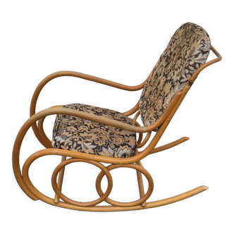 Vintage Ton rocking chair Bentwood 70s mid century provence style