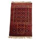 Vintage Baluch prayer rug in wool, Afghanistan 1940s.