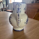 Pitcher signed Renoleau, Angoulême Art Pottery