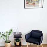 Vintage pedestal table 70s