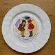 6 talking plates Digoin Sarreguemines "Enfants Bicot"