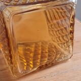 Carafe or amber glass bottle