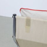 2x vintage lounge chair in chrome, 1970s new cussions