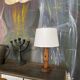 Modernist vintage wood lamp