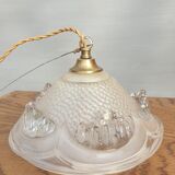 Pendant lamp glacier Ezan art deco 1930