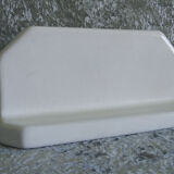 White ceramic soap rack wall shelf
