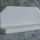 White ceramic soap rack wall shelf