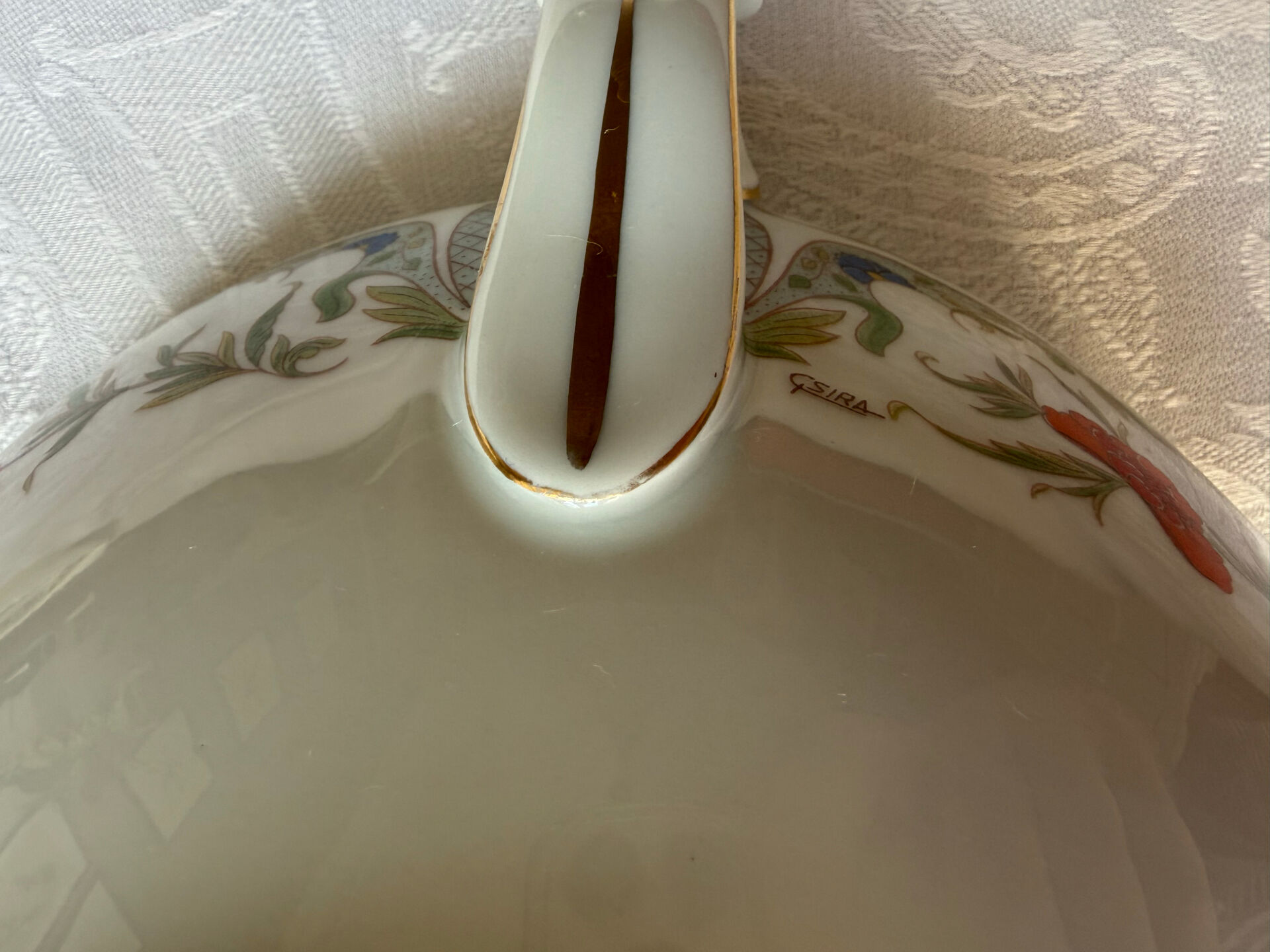 Large soup tureen without lid Haviland Limoges Mozart
