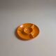 Orange compartmentalized cup