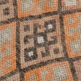 3x12 Soft Red Brown Turkish Runner Rug, 83x365Cm
