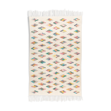 Kilim berbere with colored patterns 100 x 60 cm